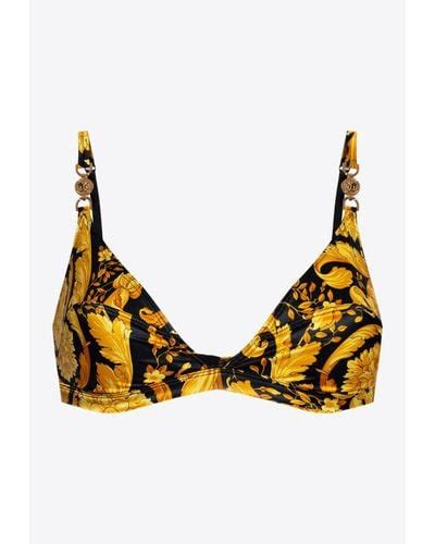 yellow versace bra|versace knickers.